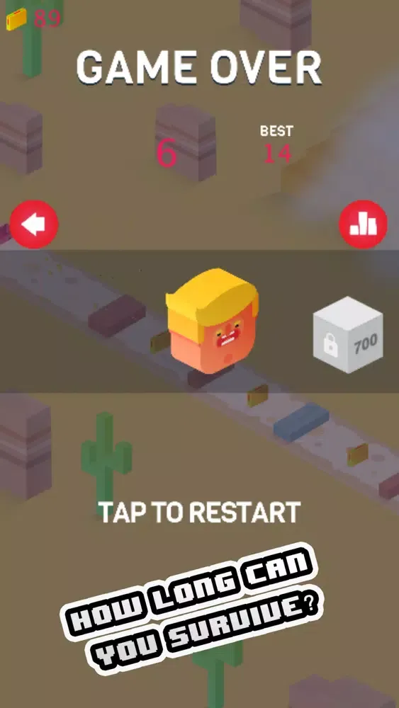 Captures d'écran de Cubic Trump : Build The Wall And Collect Tacos