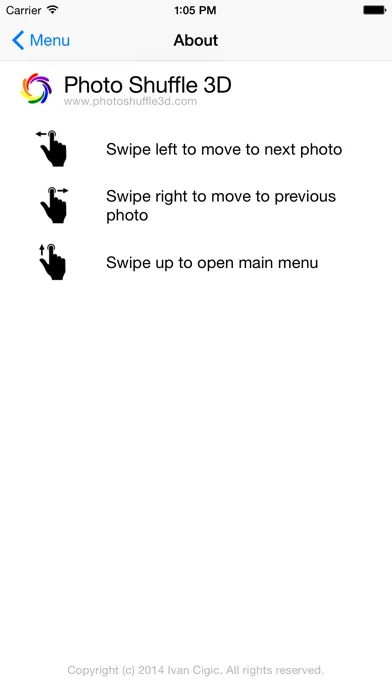 Screenshot di Photo Shuffle 3D