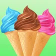 Icing Ice Cream - Mix Color Icing Ice Cream - Mix Color