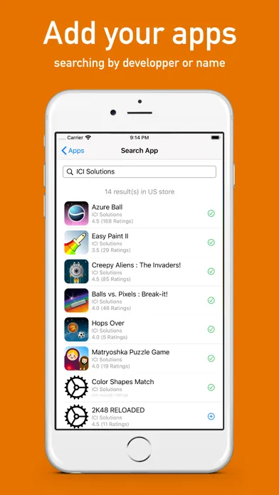 ภาพหน้าจอของ App Ratings+