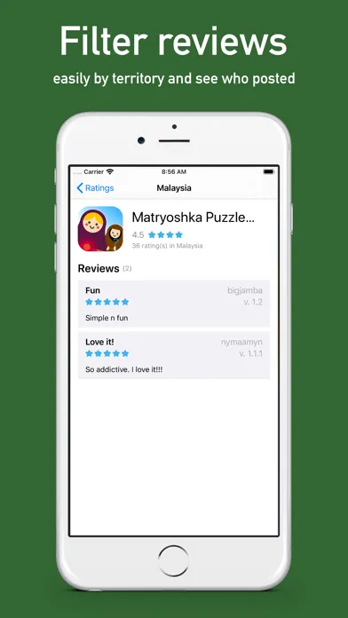 ภาพหน้าจอของ App Ratings+