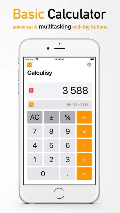 Zrzuty ekranu Calculisy