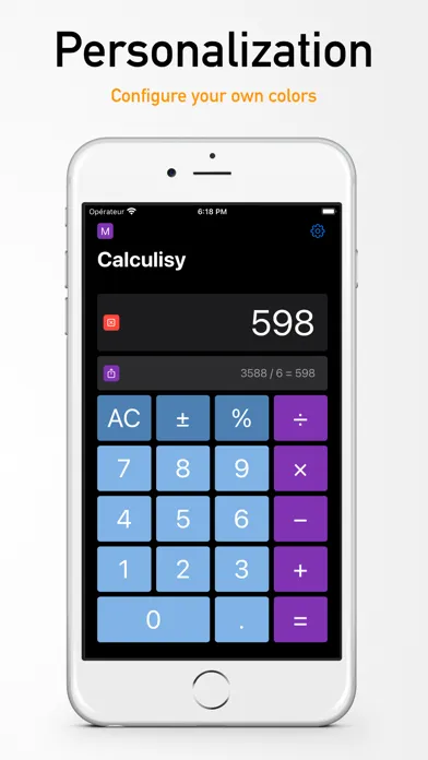 Zrzuty ekranu Calculisy