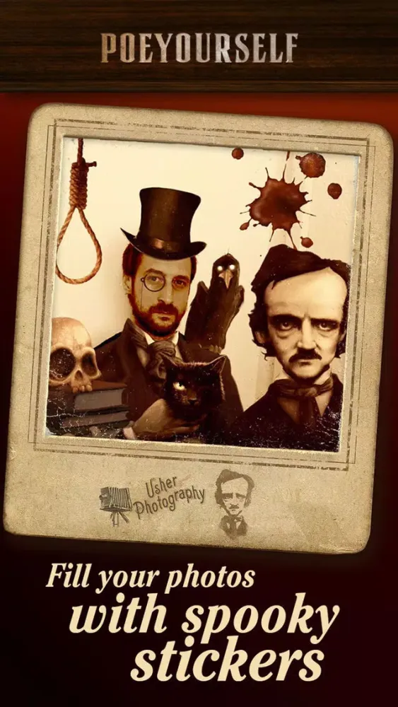 Capturas de pantalla de Poe Yourself - Take a photo and enjoy macabre!