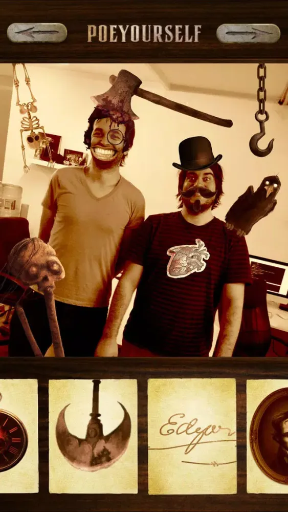 Capturas de pantalla de Poe Yourself - Take a photo and enjoy macabre!
