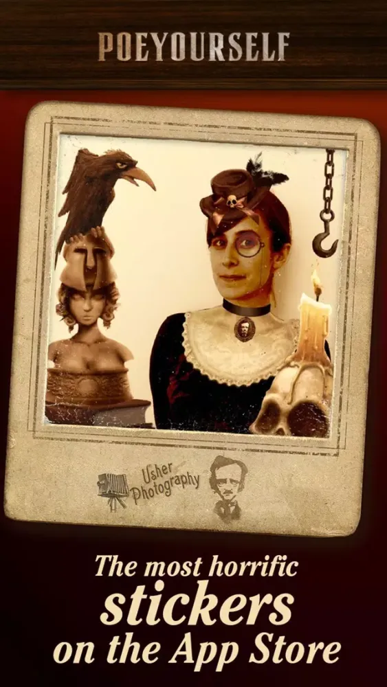 Capturas de pantalla de Poe Yourself - Take a photo and enjoy macabre!