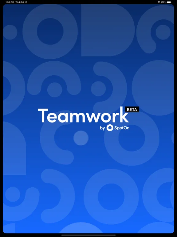 SpotOn Teamwork Classic iPad 应用截图