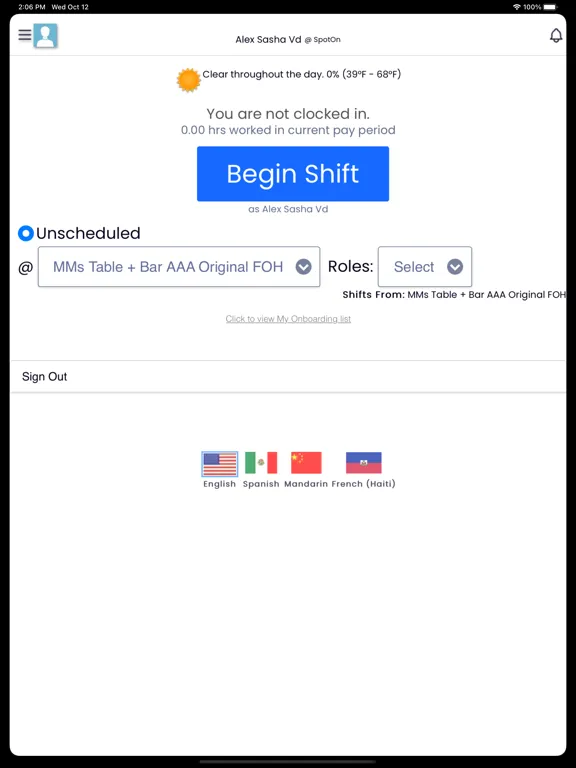 SpotOn Teamwork Classic iPad 应用截图