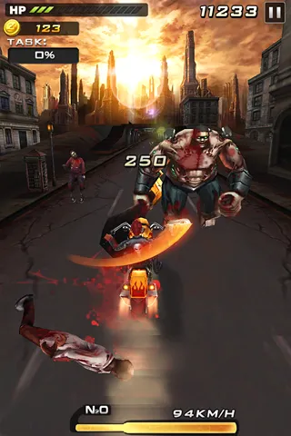 Captures d'écran de Death Moto 2 : Zombile Killer