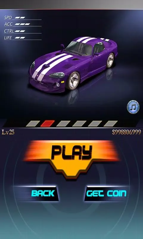 Tangkapan skrin Speed Night