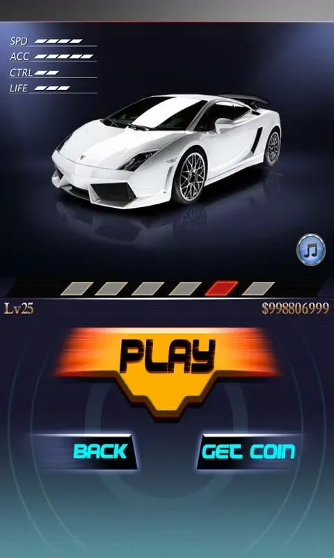 Tangkapan skrin Speed Night