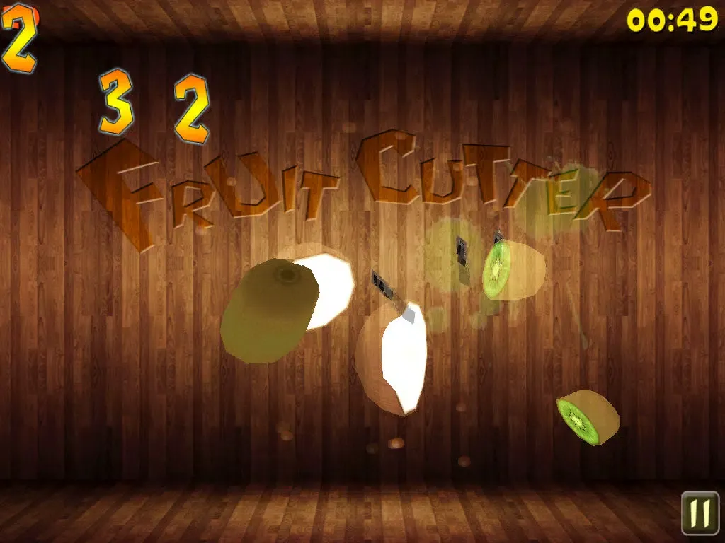 Tangkapan skrin Fruit Cutter iPad 