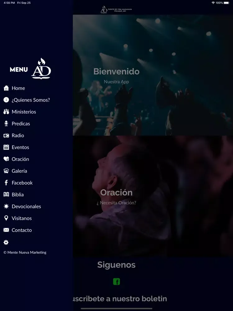 Fuente de Vida Mahanaim iPad 应用截图