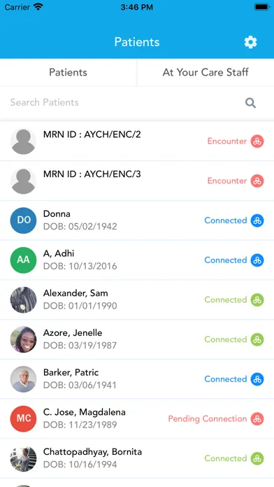 Zrzuty ekranu ICmed Enterprise