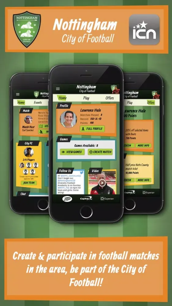 Скриншоты Nottingham City Of Football