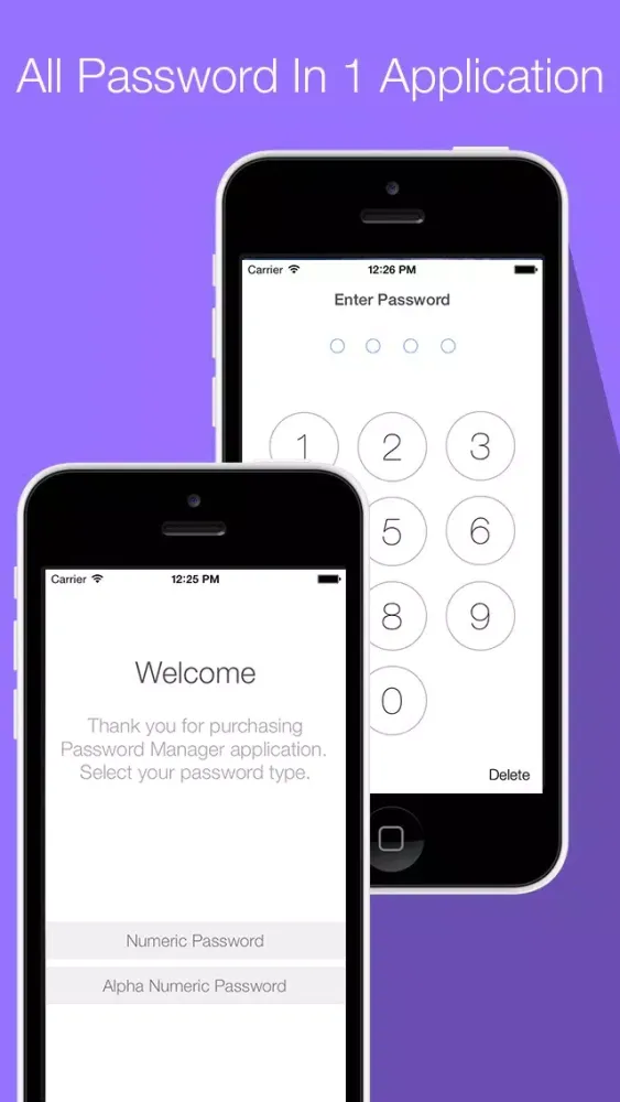 All in 1 Password Manager Lite & Secret Camera - Secure digital Wallet application to Hide Personal Data with Private Browser应用截图