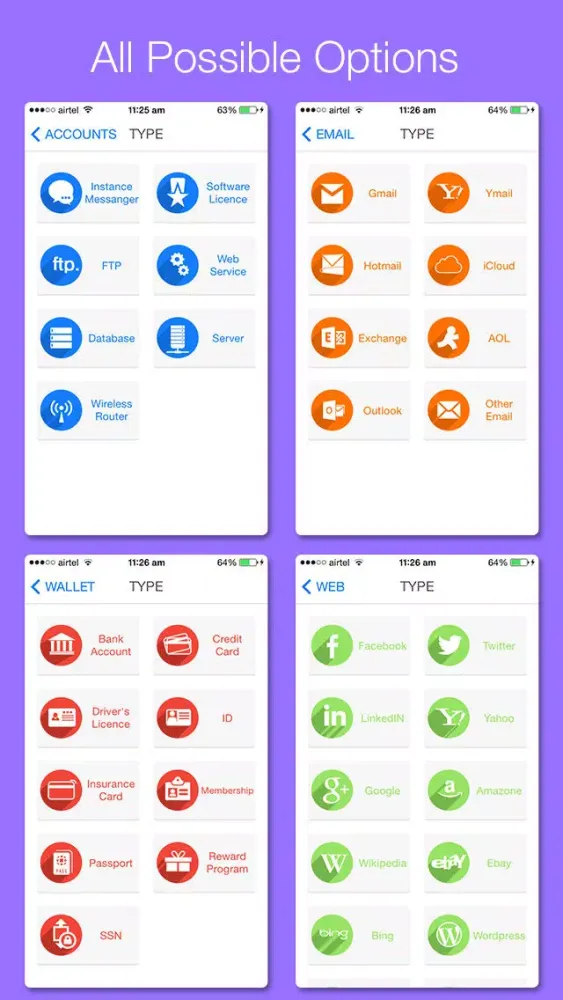 All in 1 Password Manager Lite & Secret Camera - Secure digital Wallet application to Hide Personal Data with Private Browser应用截图