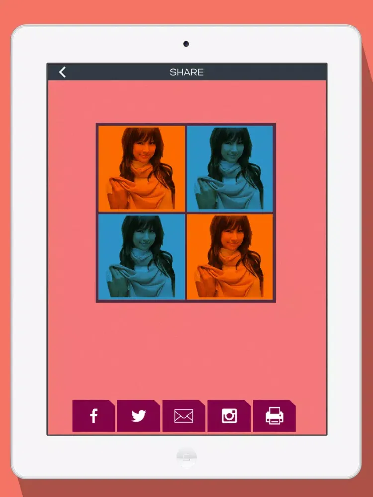 Funny Photo Booth Free - Create Awesome Square/Stripe Photo with 15 Different Filters & Share On Facebook,Twitter,Instagram iPad 应用截图