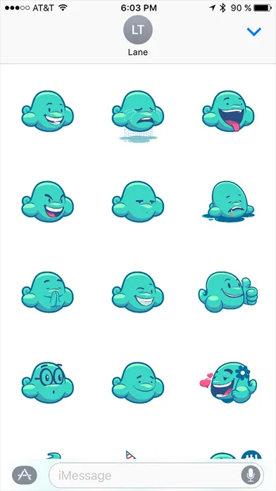 ภาพหน้าจอของ Wordie Stickers