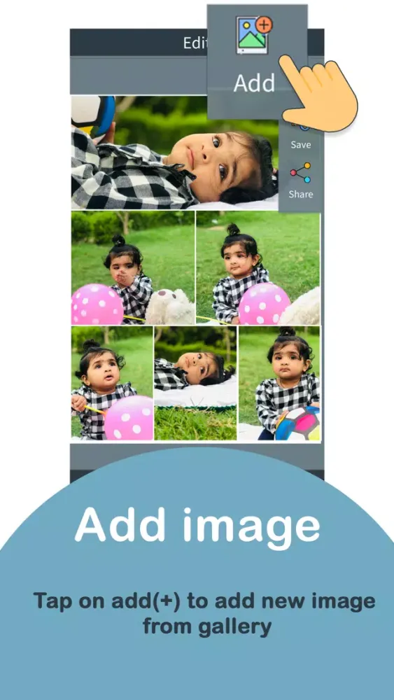 Ảnh chụp màn hình của iCollage - Grid Photo Maker