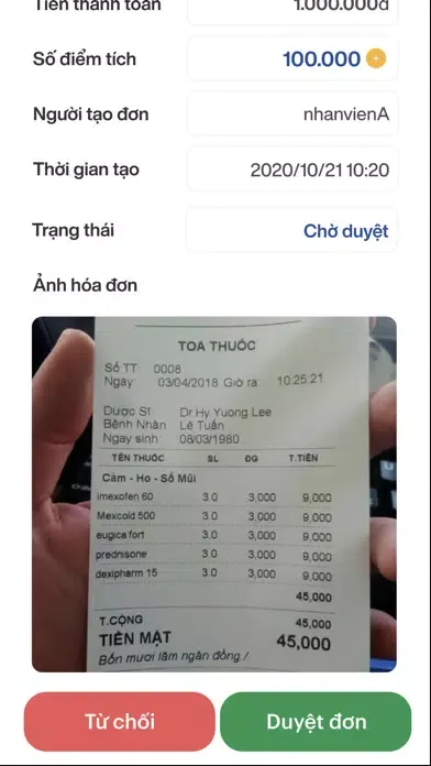 Screenshot di Epoint Merchant