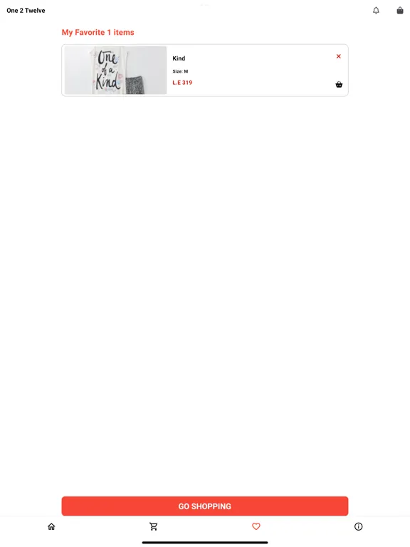 Screenshot di One2Twelve Store iPad 
