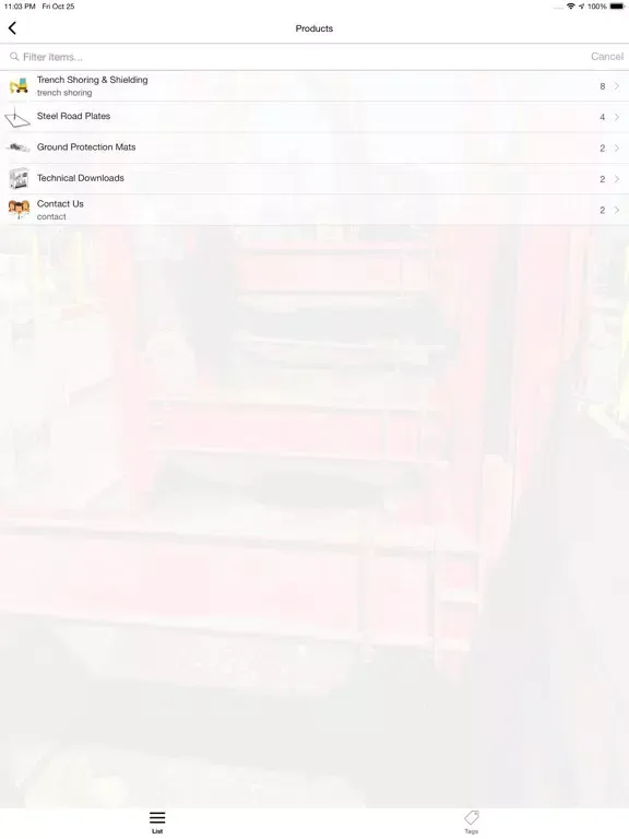 Capturas de pantalla de Icon Equipment iPad 