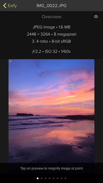 Capturas de pantalla de Exify - Tools for Photos