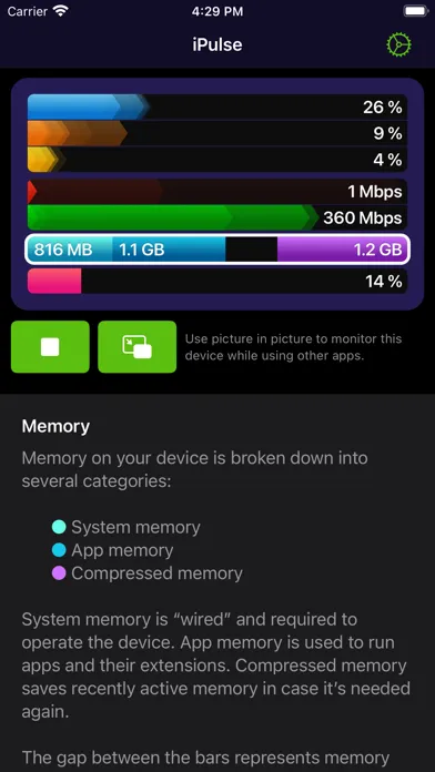 صور iPulse - Monitor Your Device