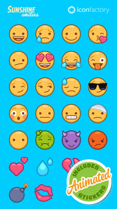 Iconfactory Sunshine Smilies应用截图