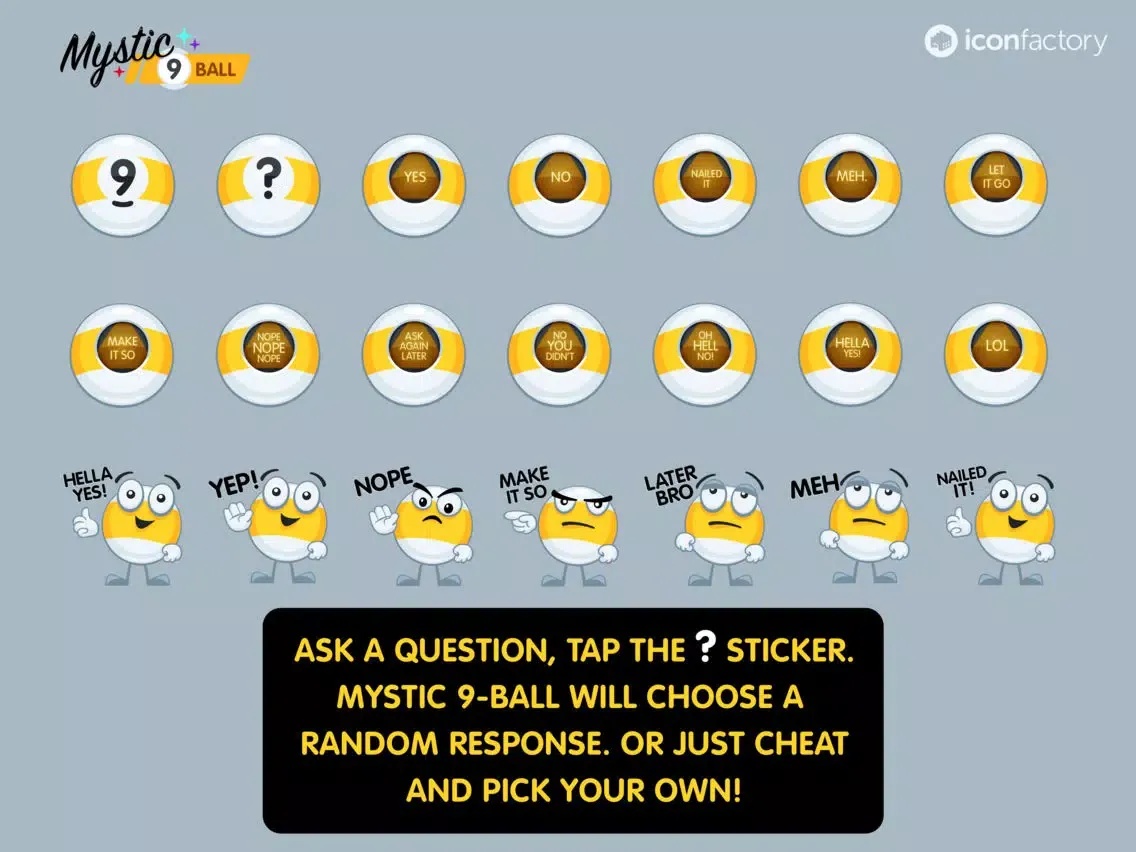 Iconfactory Mystic 9-Ball iPad 应用截图