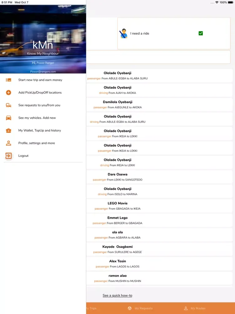 Zrzuty ekranu kMn iPad 