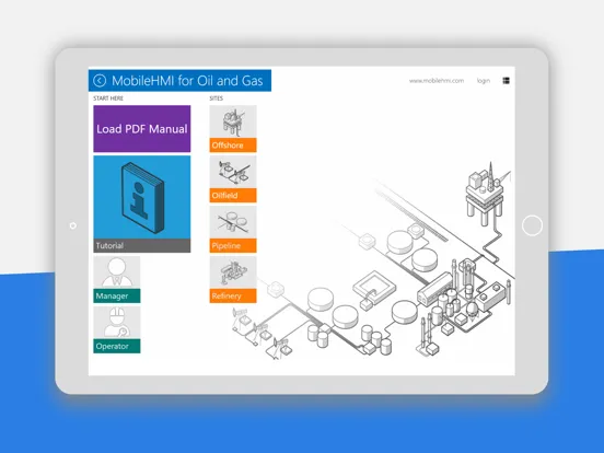 Zrzuty ekranu MobileHMI iPad 