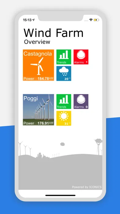 Zrzuty ekranu MobileHMI