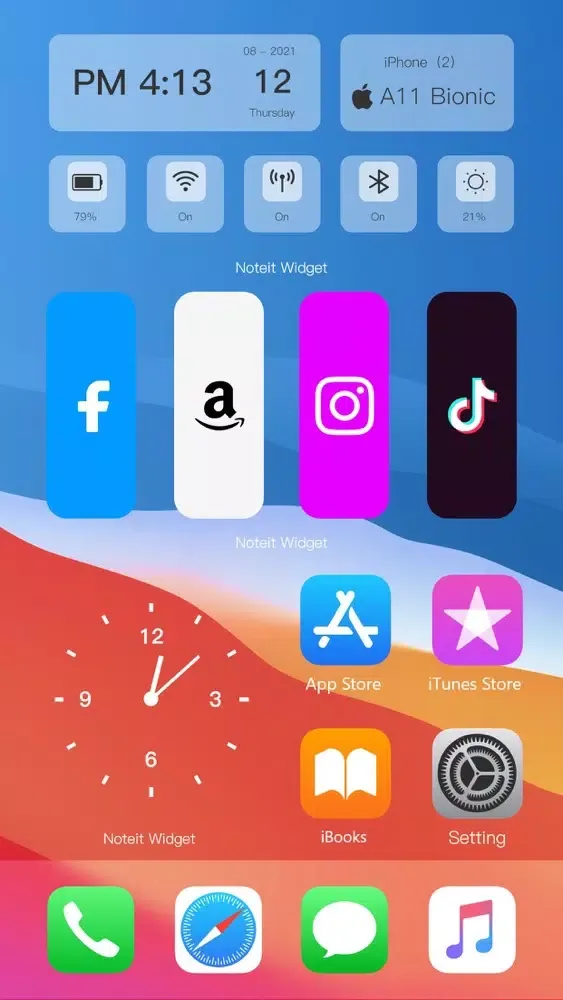 Capturas de tela do Coolplay Widgets:Icon Themes
