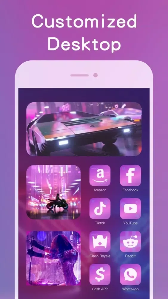 Capturas de tela do Coolplay Widgets:Icon Themes