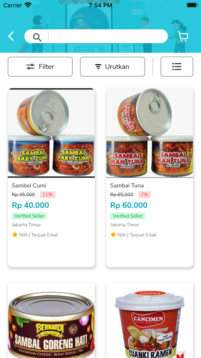 Screenshot di PLN TJSL Marketplace