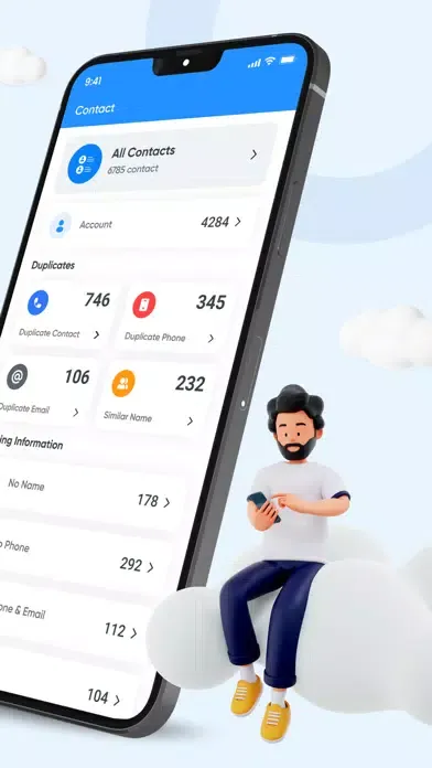 Capturas de tela do Contact Manager & Backup