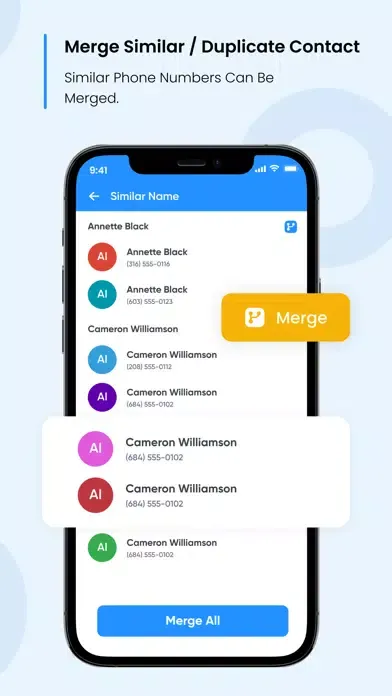 Capturas de tela do Contact Manager & Backup