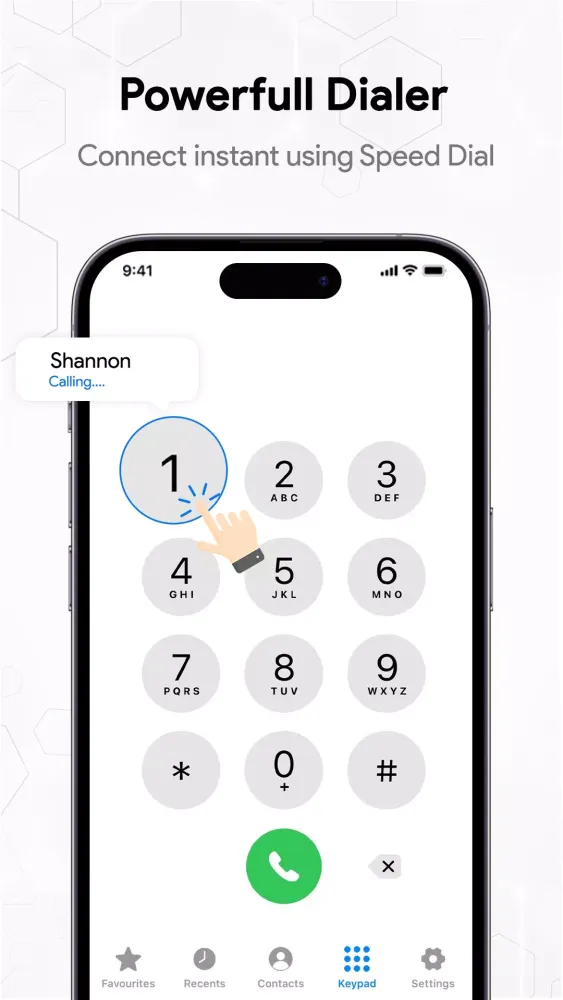 iCall OS18 - Phone Dialer Screenshots