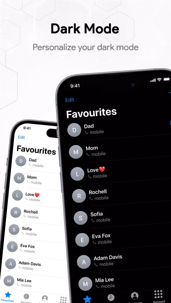 iCall OS18 - Phone Dialer Screenshots