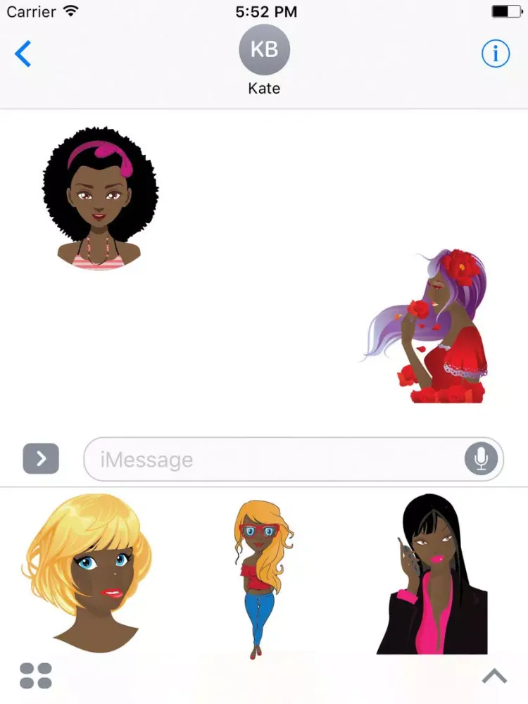 Afreek Moji StickerPack iPad  سکرین شاٹس