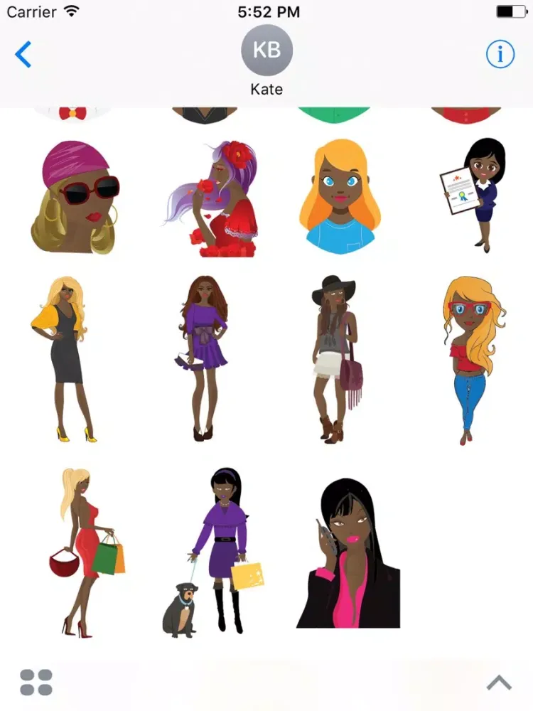 Afreek Moji StickerPack iPad  سکرین شاٹس
