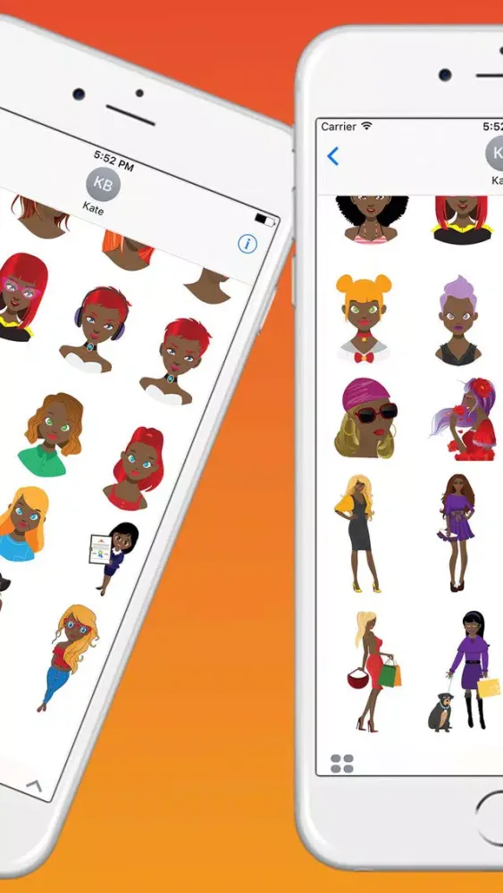 Afreek Moji StickerPack سکرین شاٹس