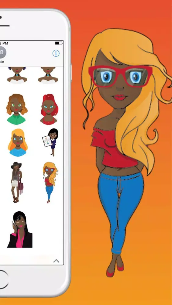 Afreek Moji StickerPack سکرین شاٹس