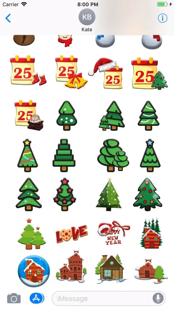 Christmas Moji & Animated Emoj Screenshots