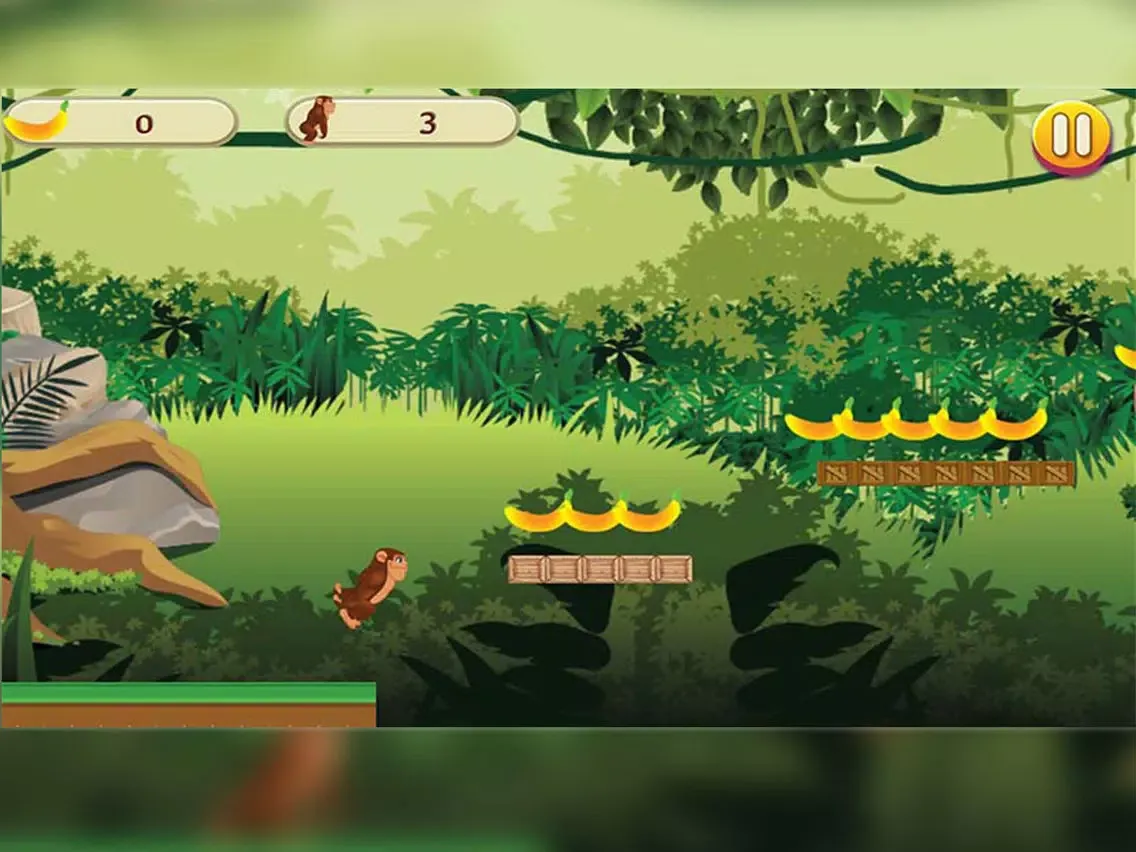 Jungle Monkey Runner iPad 应用截图