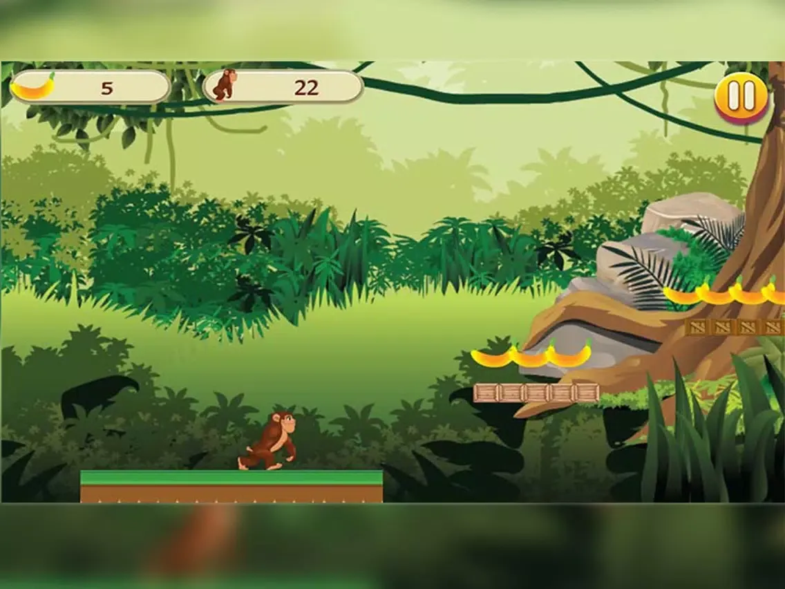 Jungle Monkey Runner iPad 应用截图