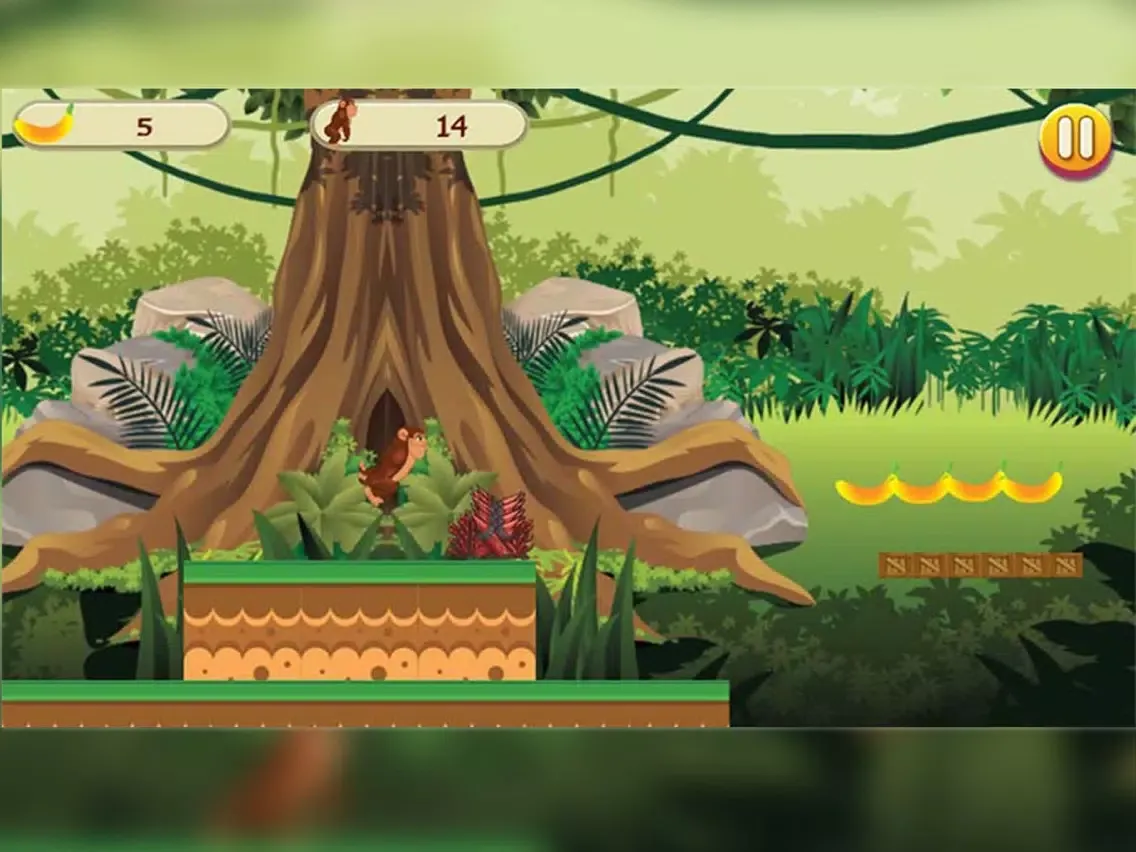 Jungle Monkey Runner iPad 应用截图