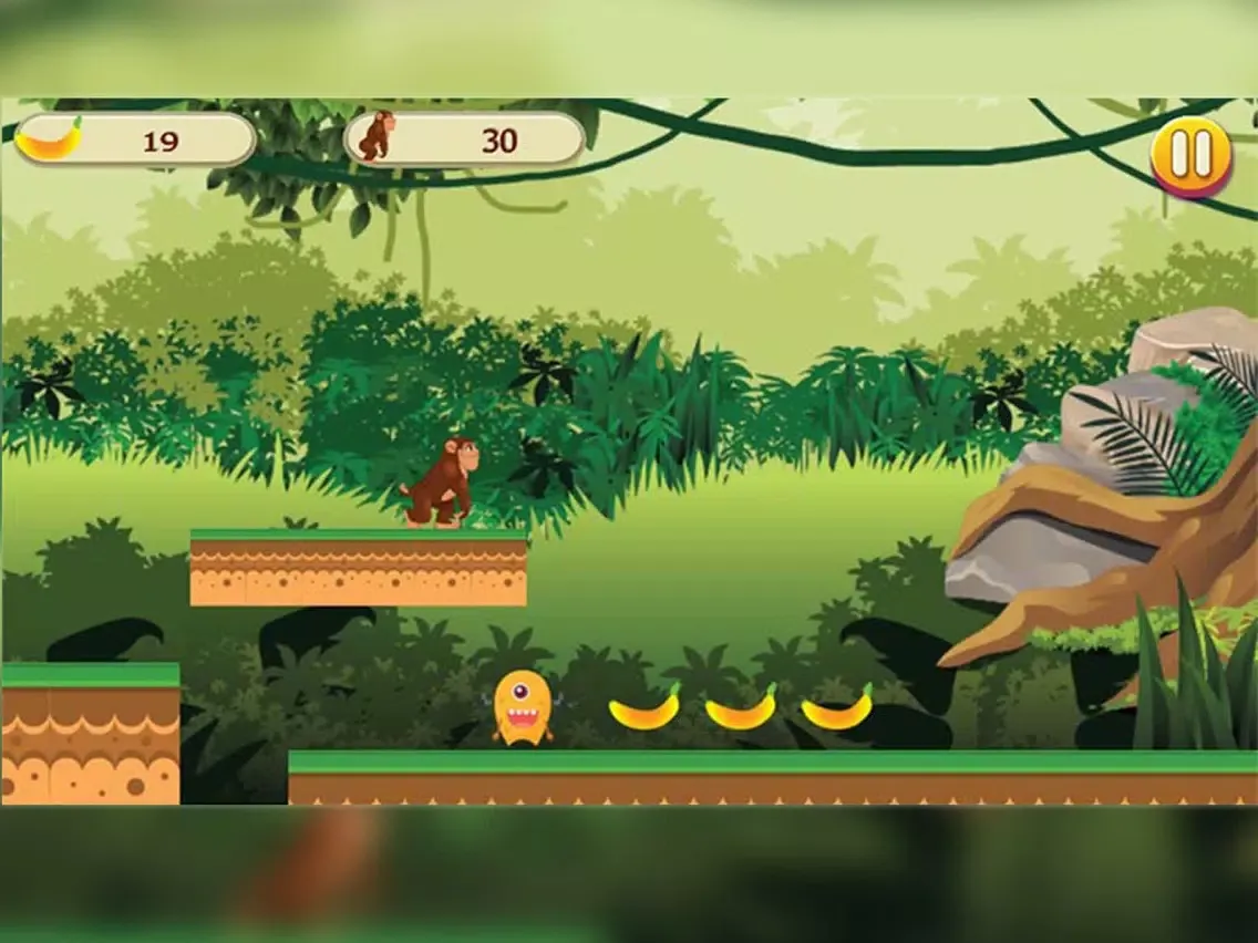 Jungle Monkey Runner iPad 应用截图